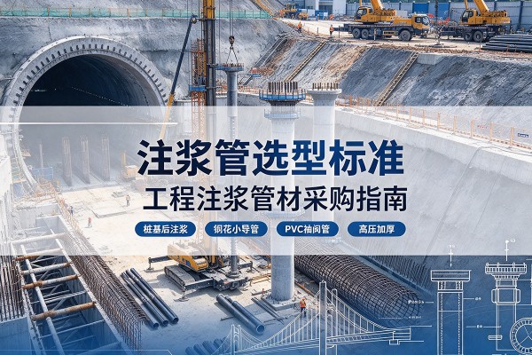 稻城注浆管选型标准