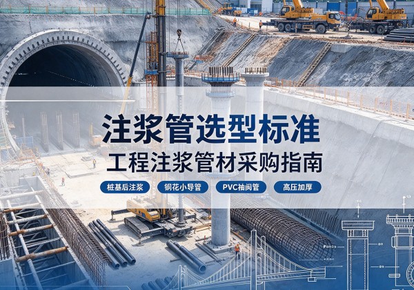 稻城注浆管选型标准